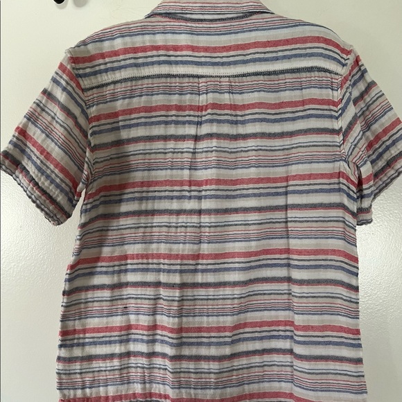 Lucky Brand Button-Down Collar Short Sleeve Shirt Boys 6 - Picture 2 of 6
